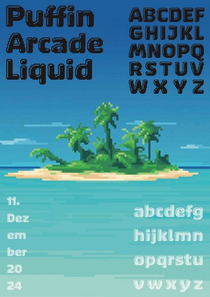Typografische Gestaltung einer Font