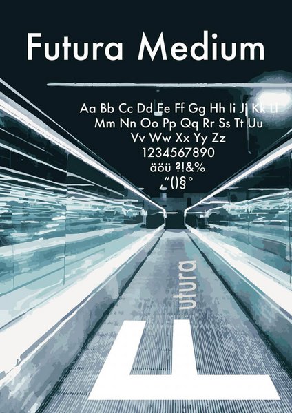 Typografische Gestaltung einer Font